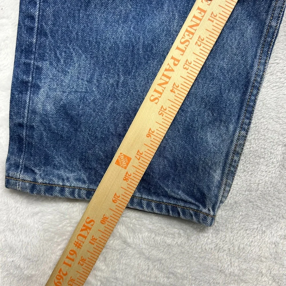 Levi's 501XX Jeans Men's Blue Denim Pockets Classic Straight Button Fly‎ - 38X29